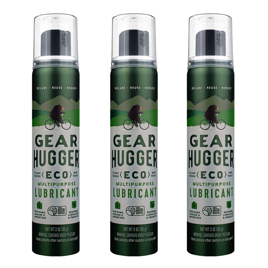 Gear Hugger Multipurpose Lubricant - Eco-Friendly (3 oz, Pack of 3)