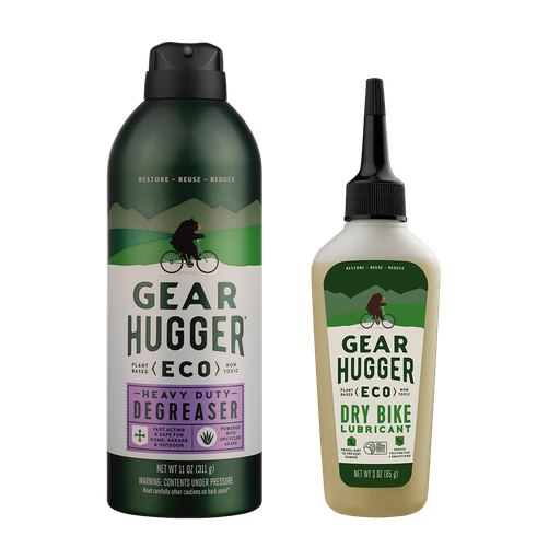 [GH11ozDg3ozLubBndl] Gear Hugger Degrease and Lubricate Bike Bundle - Dry Lube and Degreaser (2 Pack) 